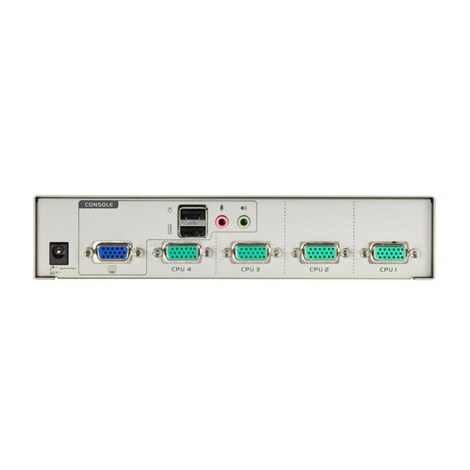 Aten CS74U-A7 4-Port USB VGA/Audio KVM Switch Aten | 4-Port USB VGA/Audio KVM Switch | CS74U-A7 | Warranty month(s) - 3